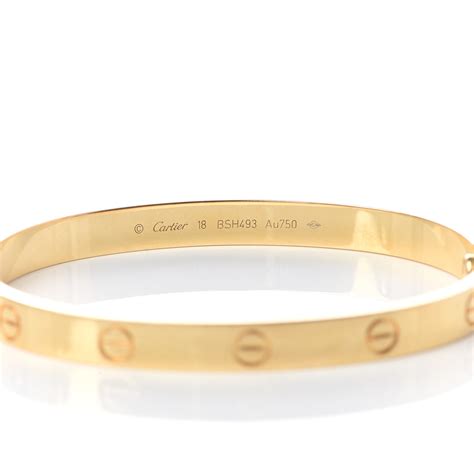 cartier 18k gold bracelet|cartier 18k gold bracelet 1989.